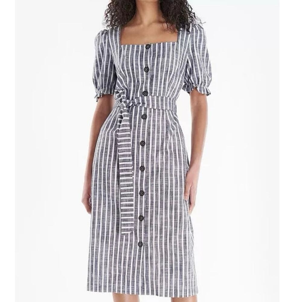 Barbour Cotton Stripped Dress Size 4